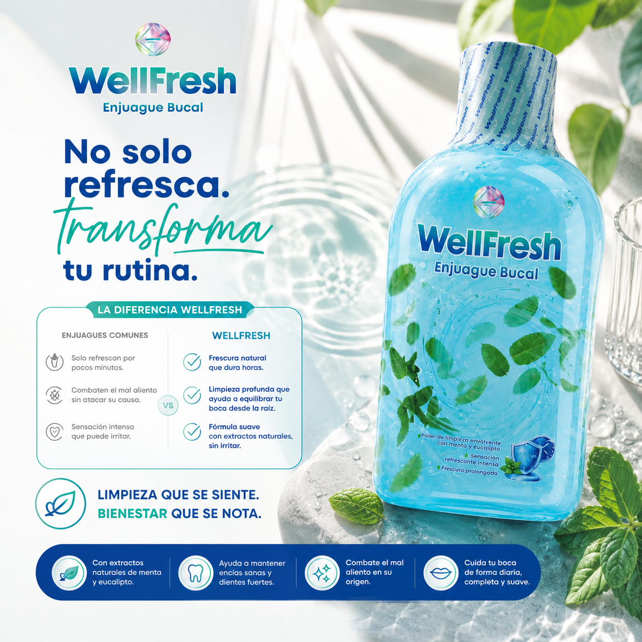WellFresh Enjuague Bucal